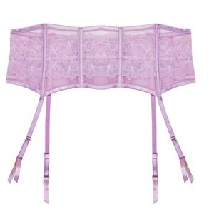 Lavender Garter Belt Playful Promises